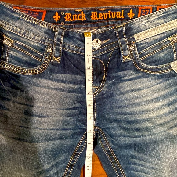 Rock Revival Gwen Easy Straight Jeans - Size 27 - Picture 6 of 7